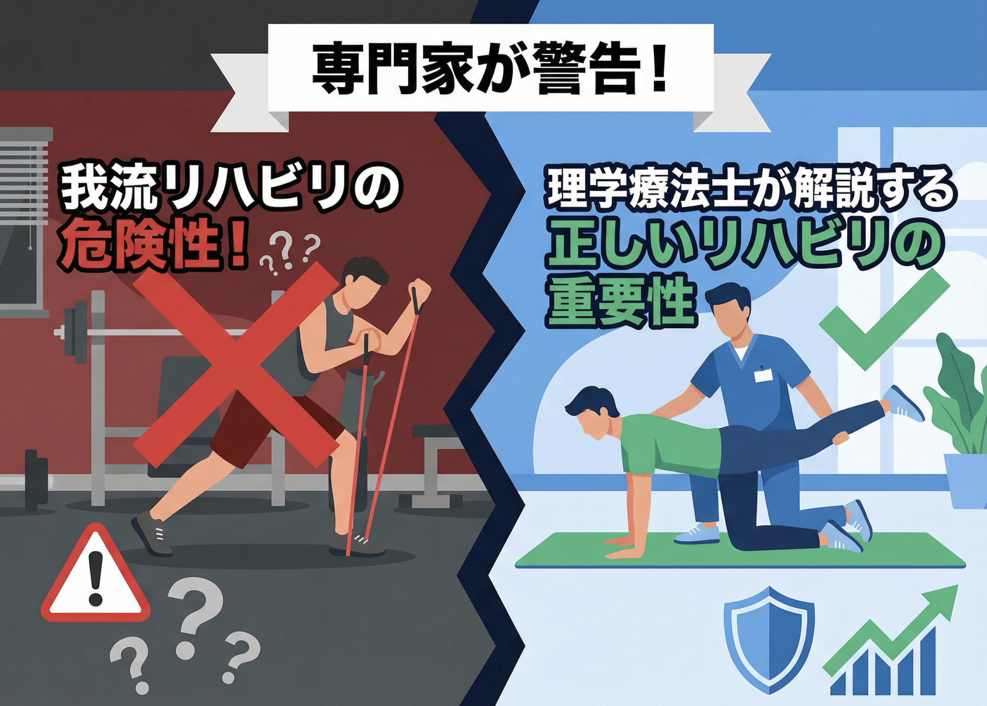 我流リハビリの危険性! 理学療法士が解説する正しいリハビリの重要性