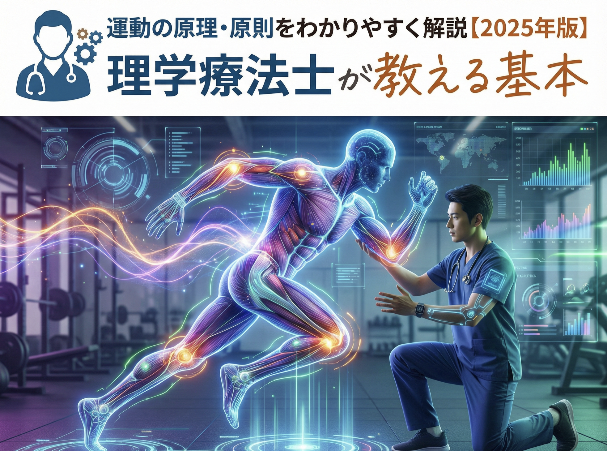 運動の原理・原則をわかりやすく解説【2025年版】理学療法士が教える基本