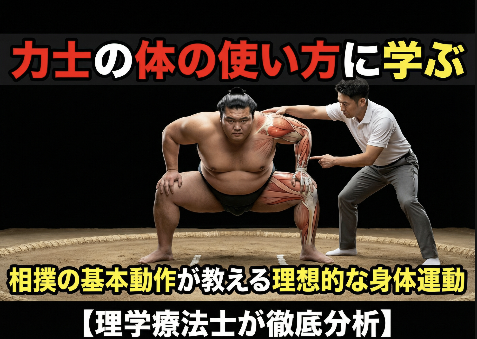 力士の体の使い方に学ぶ|相撲の基本動作が教える理想的な身体運動【理学療法士が徹底分析】
