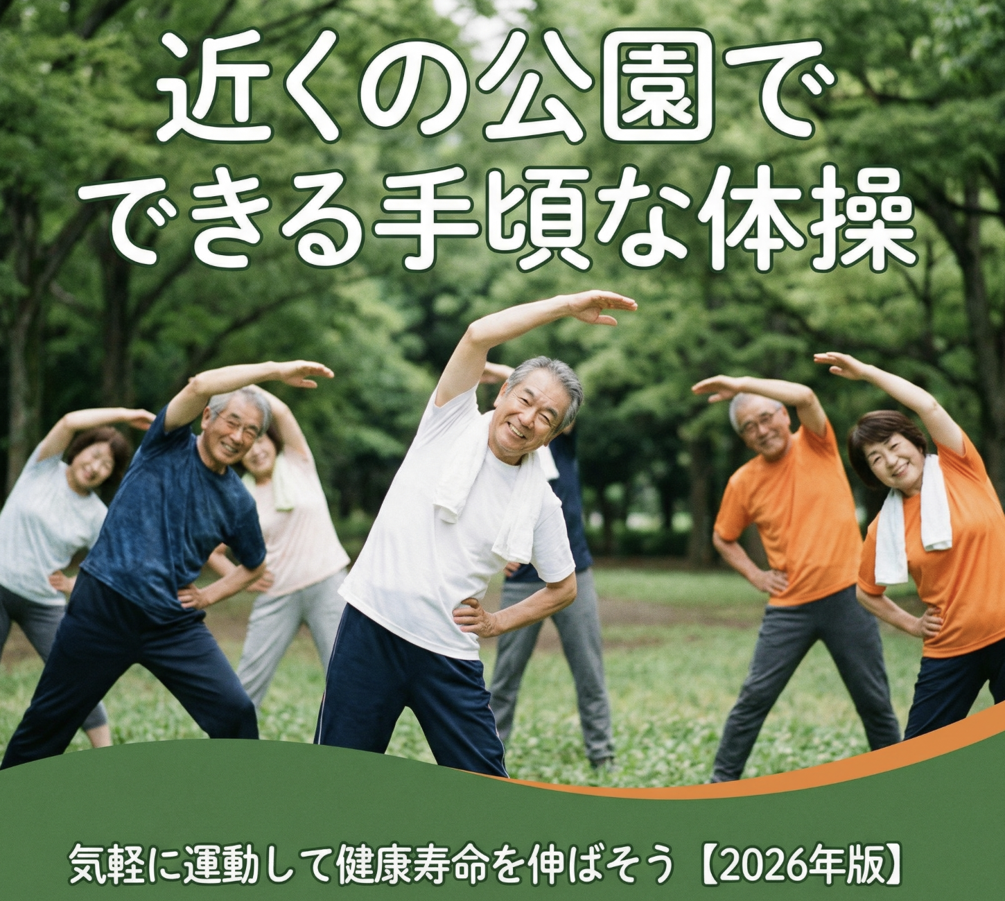 近くの公園でできる手頃な体操｜気軽に運動して健康寿命を伸ばそう【2026年版】