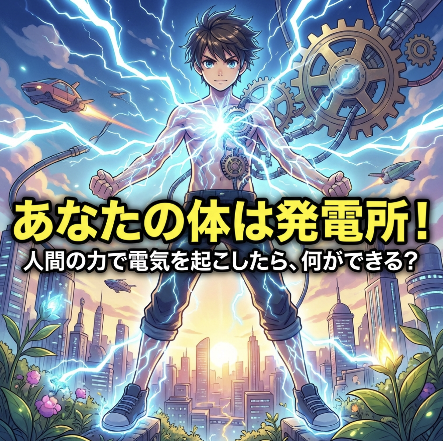 あなたの体は発電所！人間の力で電気を起こしたら、何ができる？