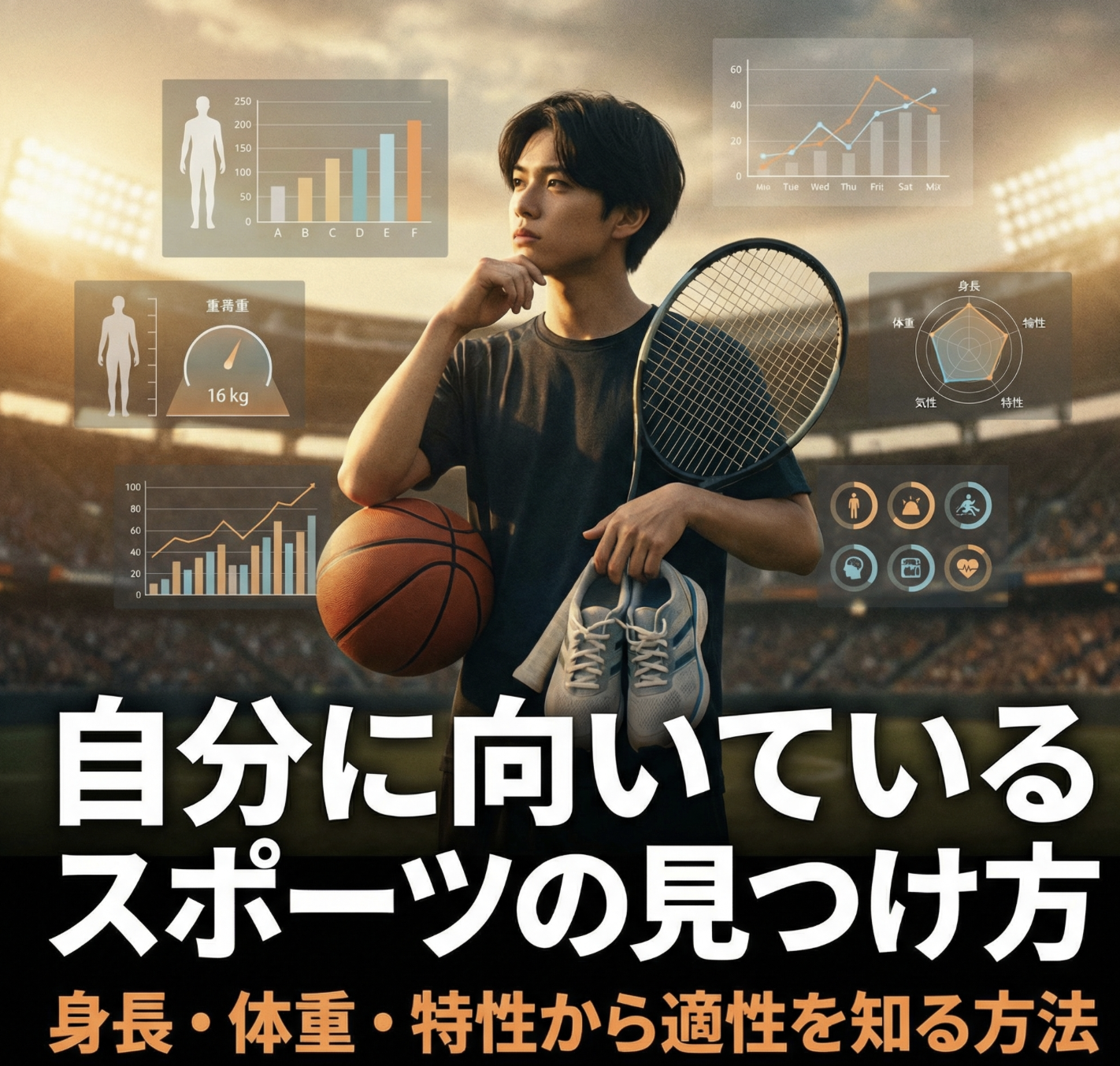 自分に向いているスポーツの見つけ方｜身長・体重・特性から適性を知る方法