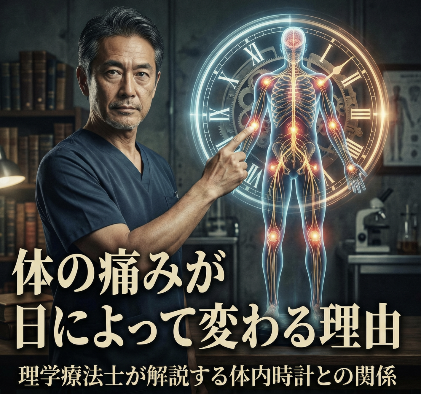 体の痛みが日によって変わる理由｜理学療法士が解説する体内時計との関係