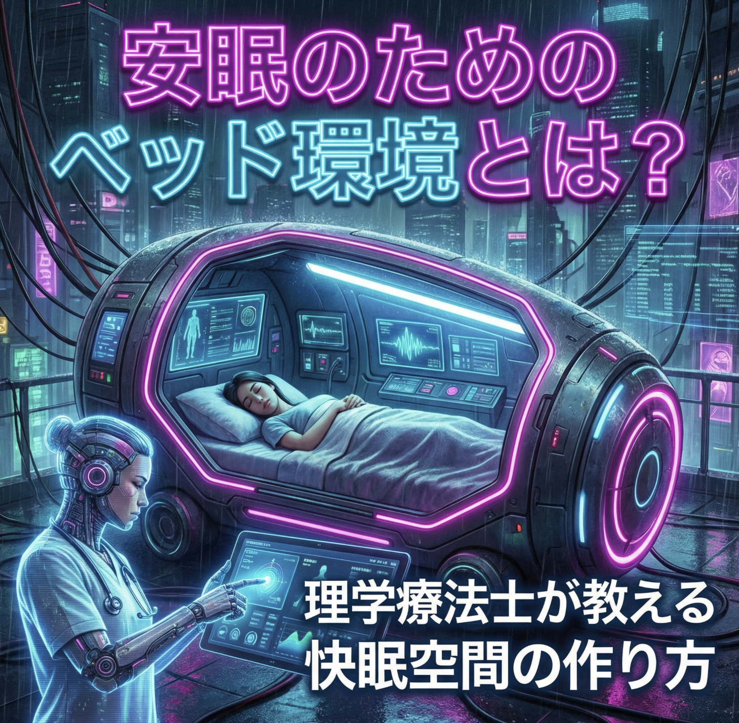 安眠のためのベッド環境とは？理学療法士が教える快眠空間の作り方