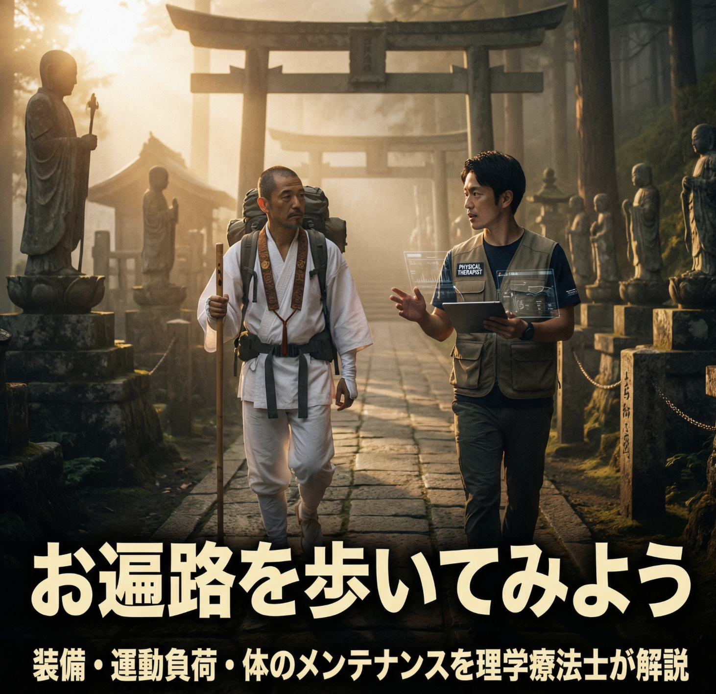 お遍路を歩いてみよう｜装備・運動負荷・体のメンテナンスを理学療法士が解説