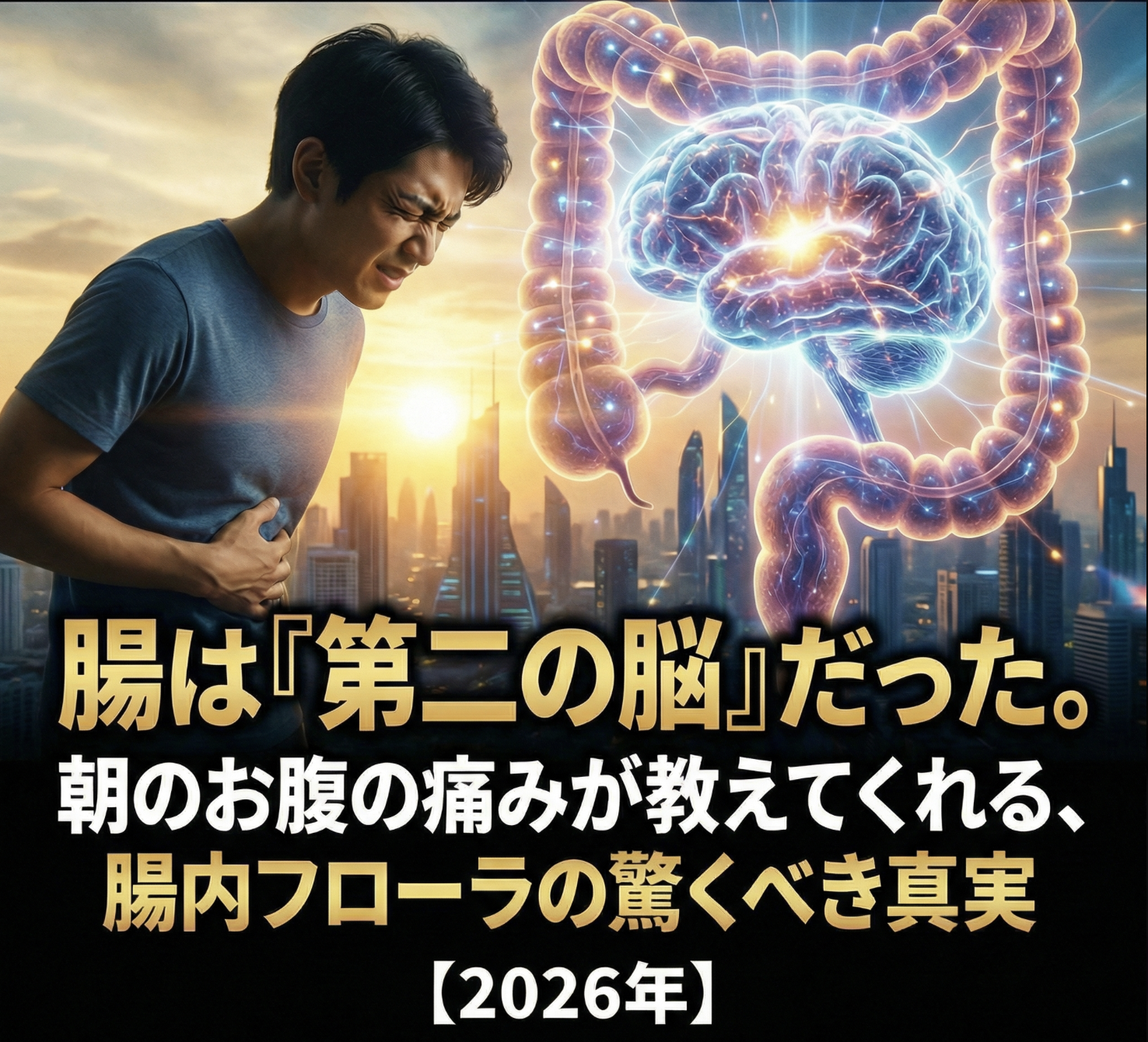 腸は「第二の脳」だった。朝のお腹の痛みが教えてくれる、腸内フローラの驚くべき真実【2026年】