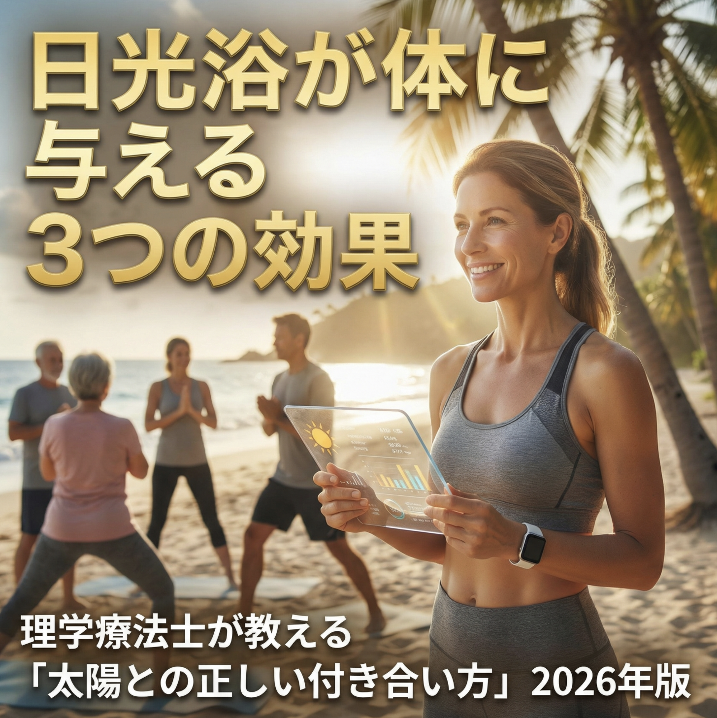 日光浴が体に与える3つの効果｜理学療法士が教える「太陽との正しい付き合い方」2026年版