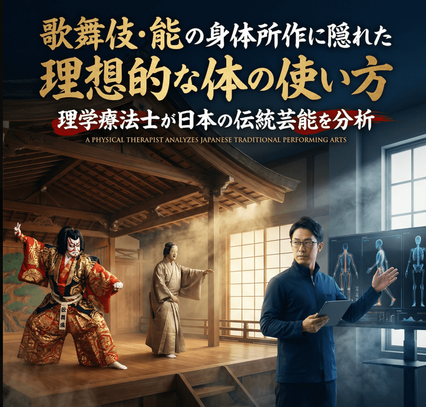 歌舞伎・能の身体所作に隠れた理想的な体の使い方｜理学療法士が日本の伝統芸能を分析