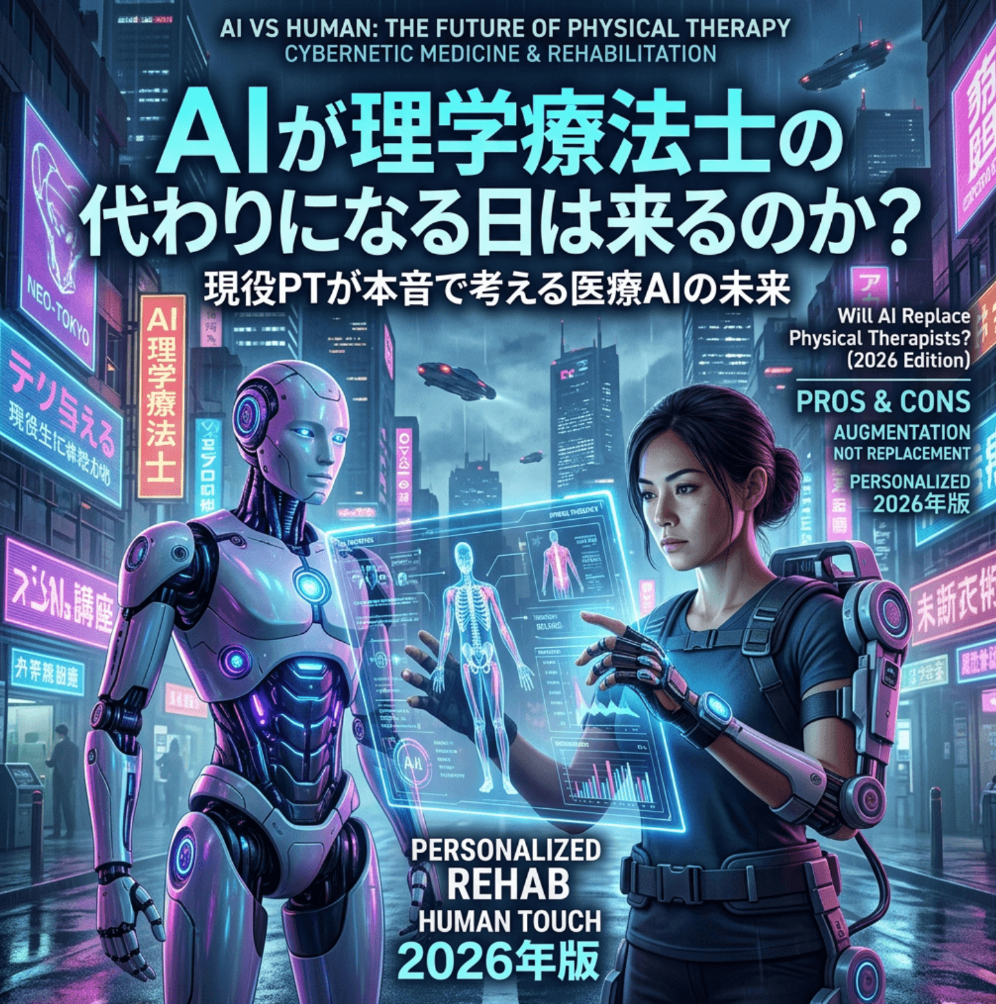 AIが理学療法士の代わりになる日は来るのか？現役PTが本音で考える医療AIの未来【2026年版】