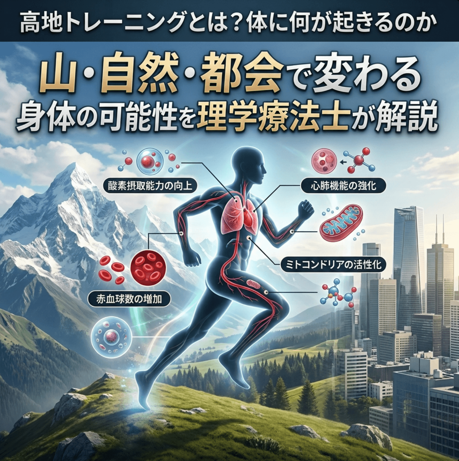 高地トレーニングとは？体に何が起きるのか｜山・自然・都会で変わる身体の可能性を理学療法士が解説