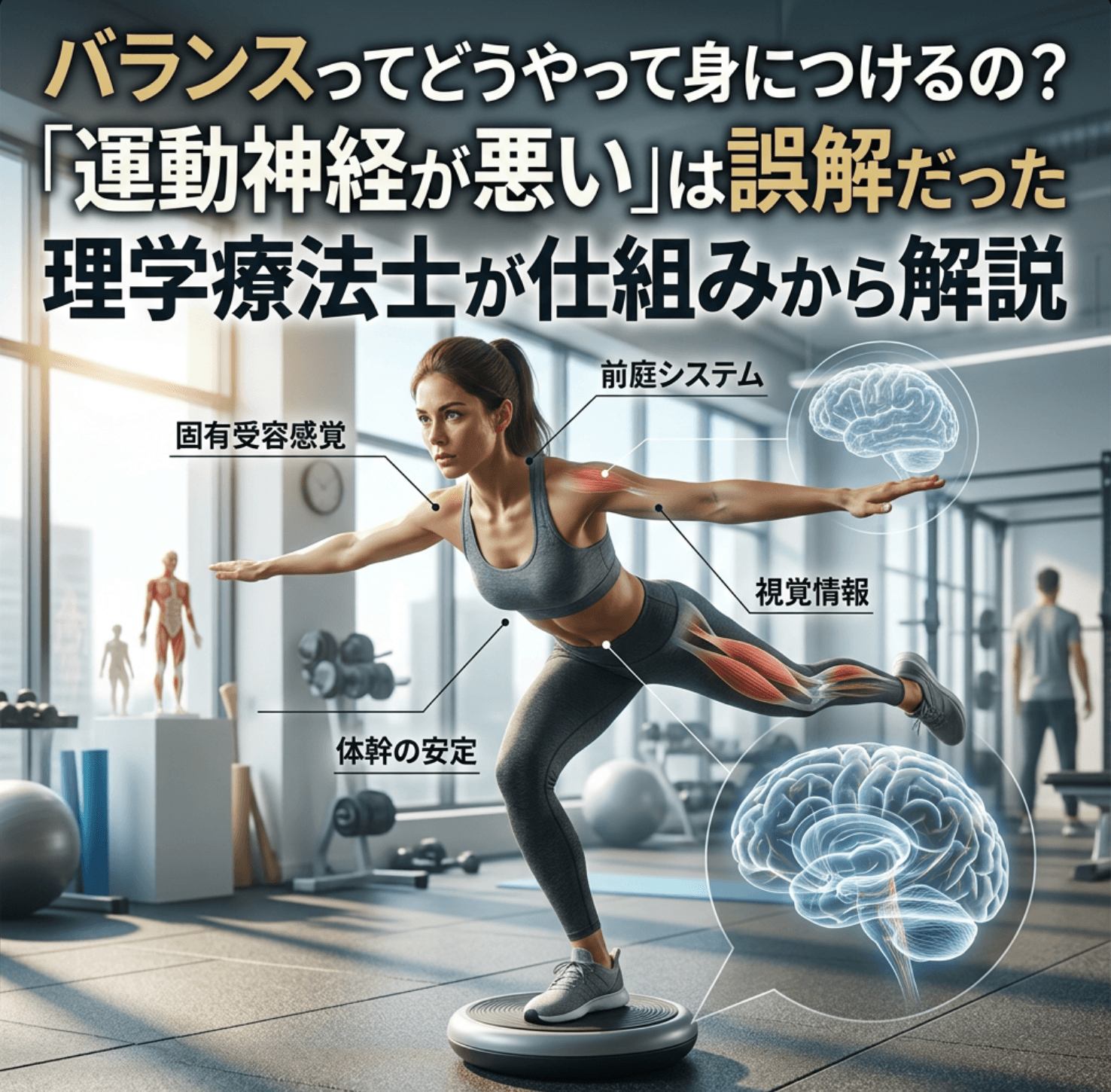 バランスってどうやって身につけるの？「運動神経が悪い」は誤解だった｜理学療法士が仕組みから解説