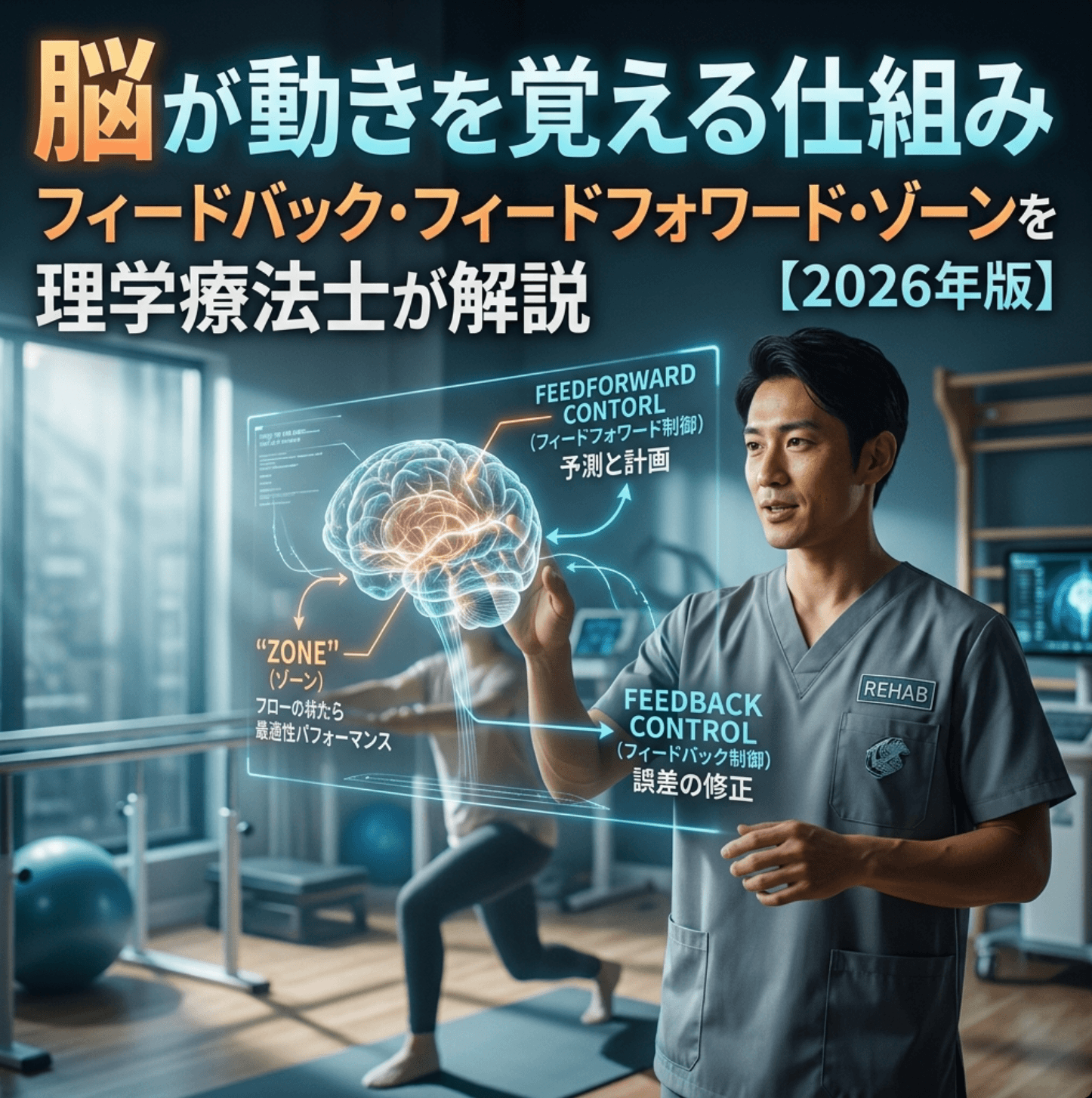 脳が動きを覚える仕組み｜フィードバック・フィードフォワード・ゾーンを理学療法士が解説【2026年版】