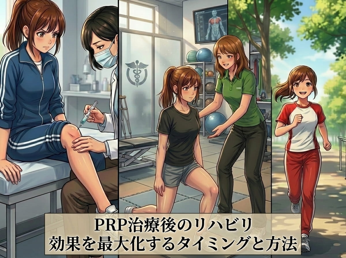 PRP治療後のリハビリ｜効果を最大化するタイミングと方法【2026年版】