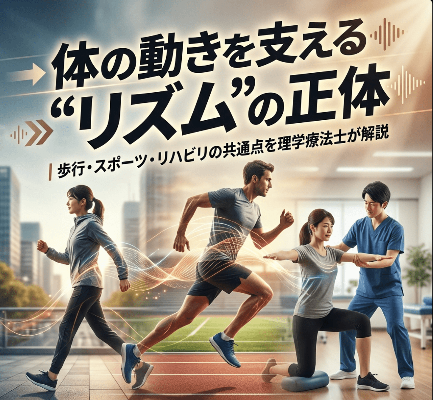 体の動きを支える”リズム”の正体｜歩行・スポーツ・リハビリの共通点を理学療法士が解説