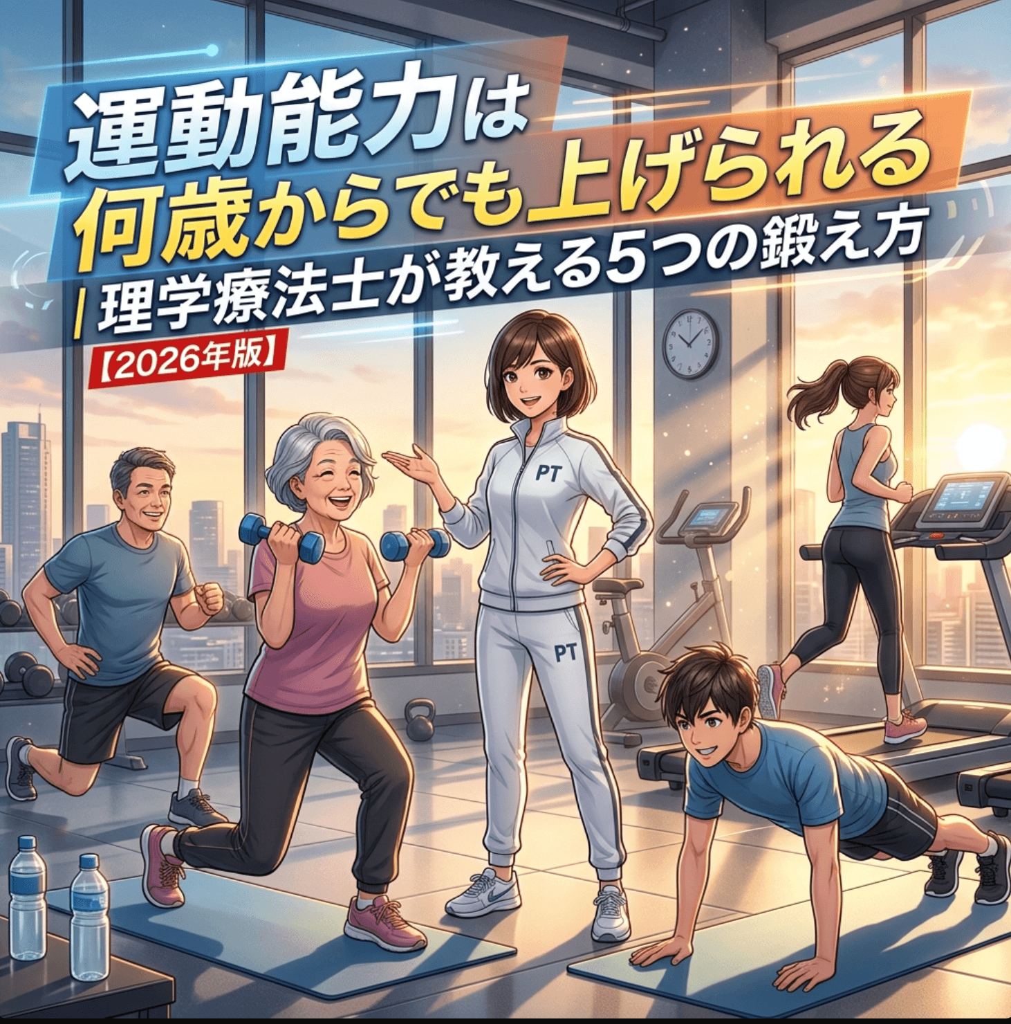 運動能力は何歳からでも上げられる｜理学療法士が教える5つの鍛え方【2026年版】