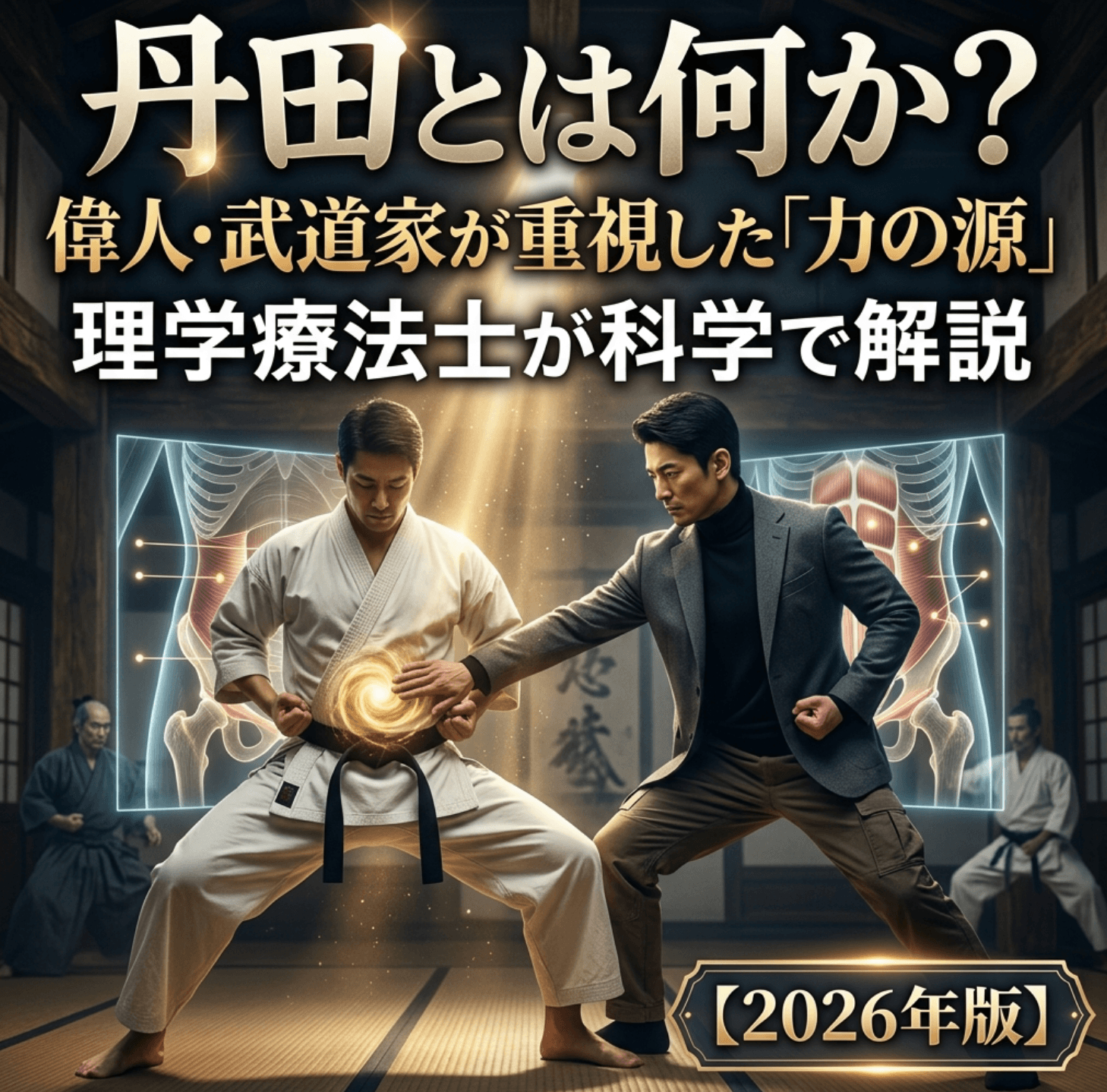 丹田とは何か？偉人・武道家が重視した「力の源」を理学療法士が科学で解説【2026年版】