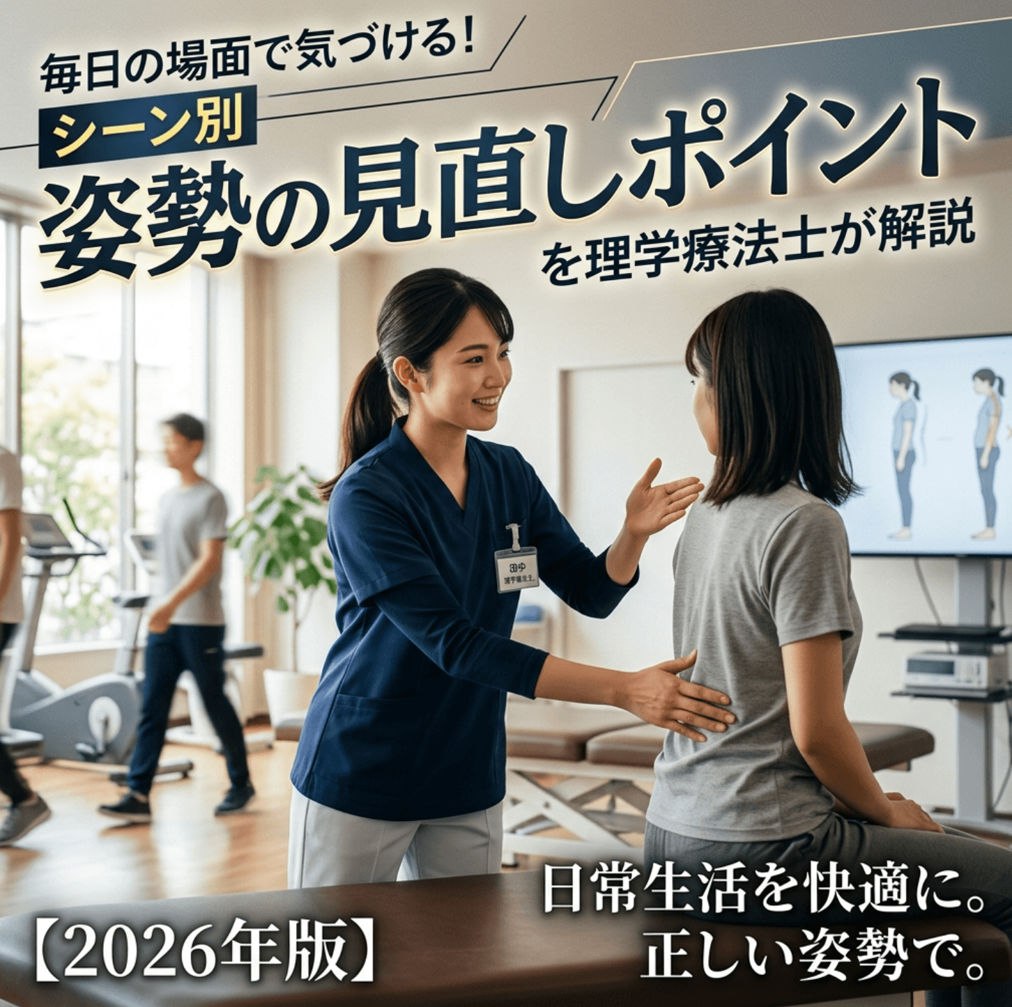 毎日の場面で気づける！シーン別 姿勢の見直しポイントを理学療法士が解説【2026年版】