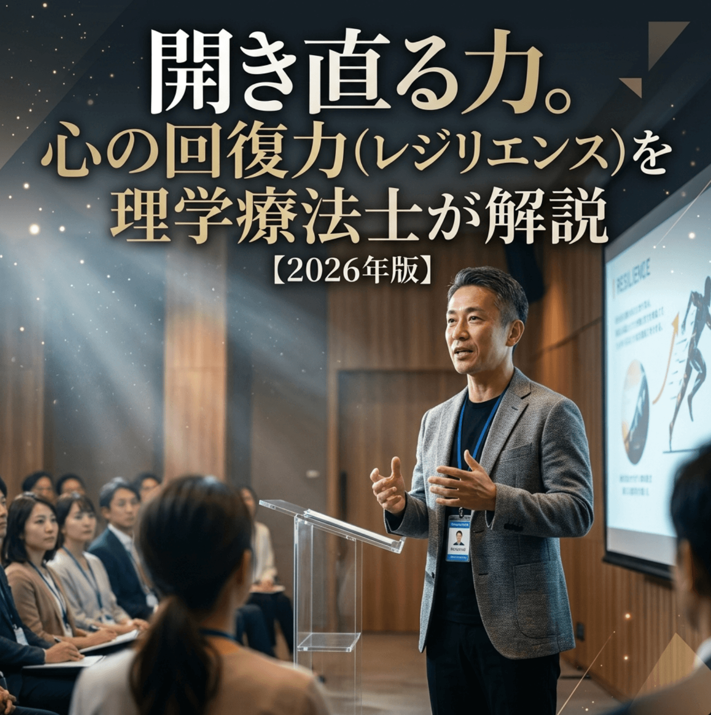 開き直る力。心の回復力（レジリエンス）を理学療法士が解説【2026年版】