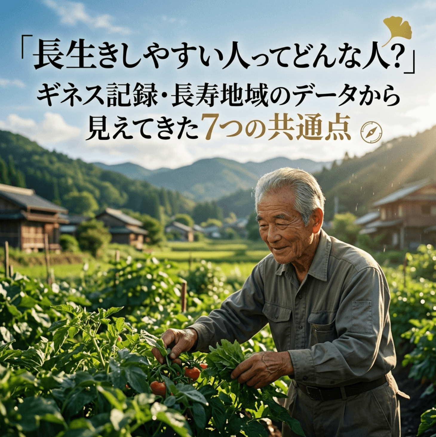 長生きしやすい人ってどんな人？ギネス記録・長寿地域のデータから見えてきた7つの共通点
