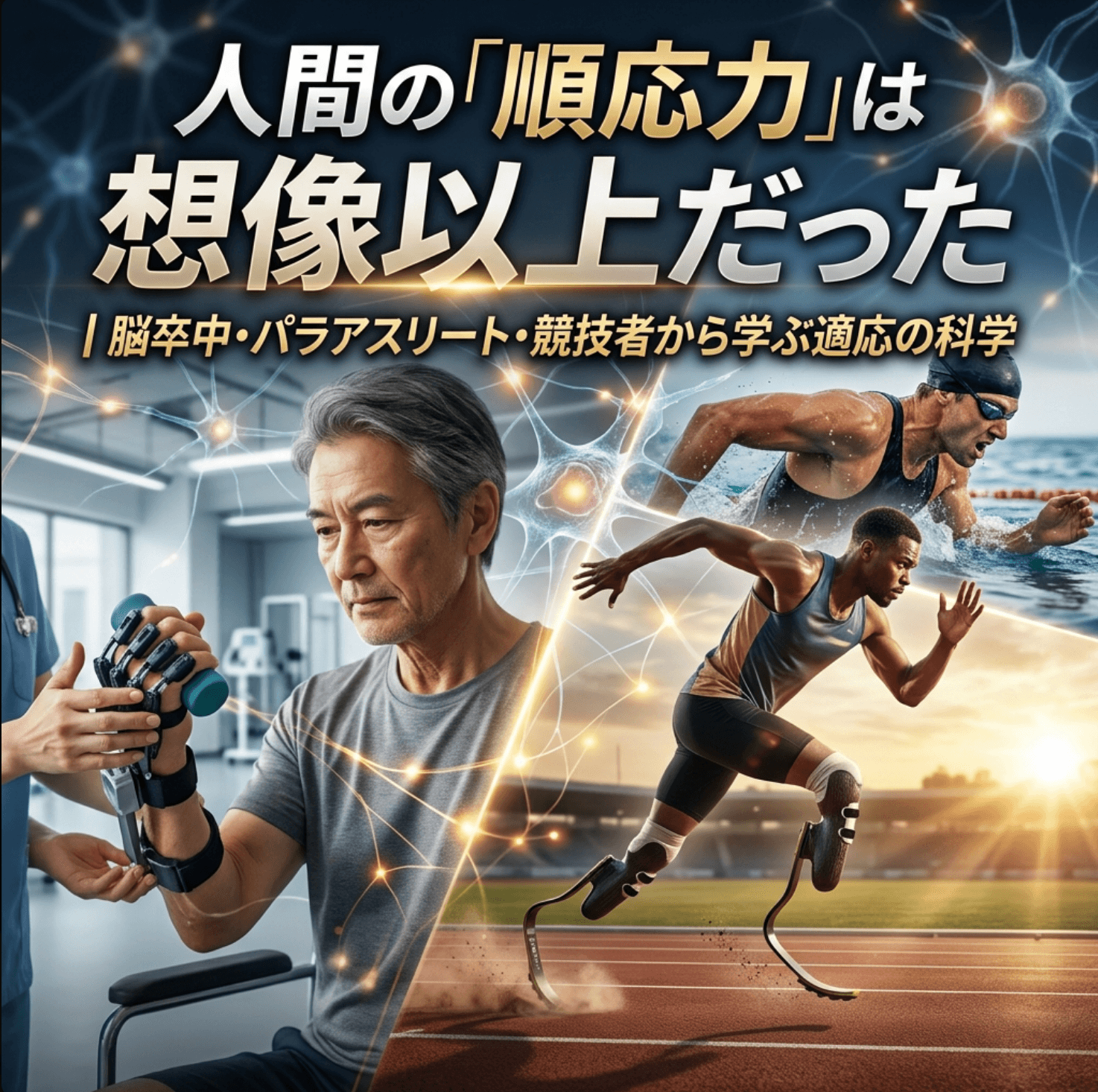 人間の「順応力」は想像以上だった｜脳卒中・パラアスリート・競技者から学ぶ適応の科学