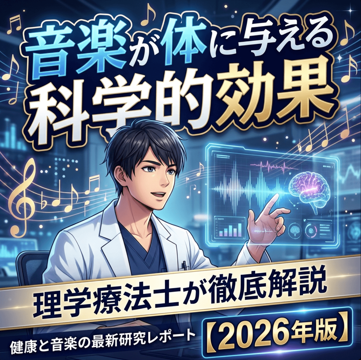 音楽が体に与える科学的効果｜理学療法士が徹底解説【2026年版】