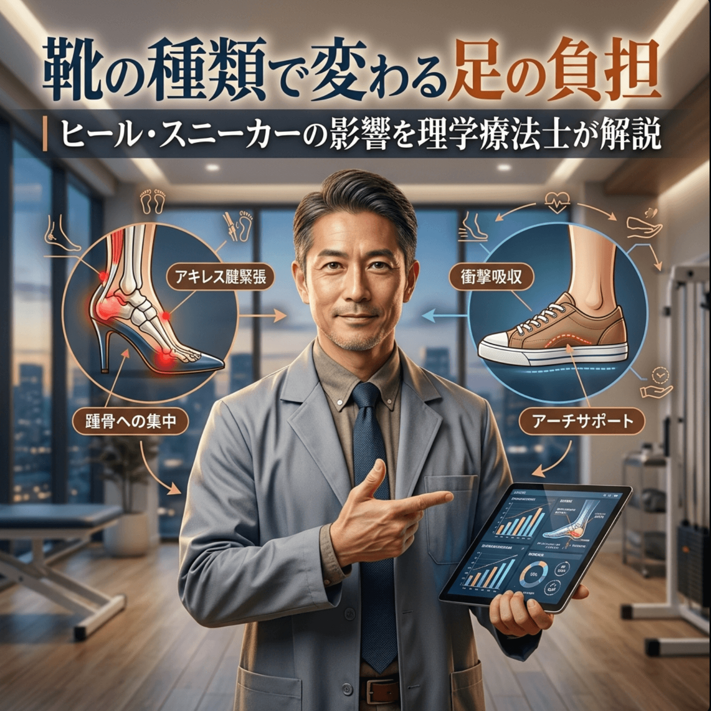 靴の種類で変わる足の負担｜ヒール・スニーカーの影響を理学療法士が解説