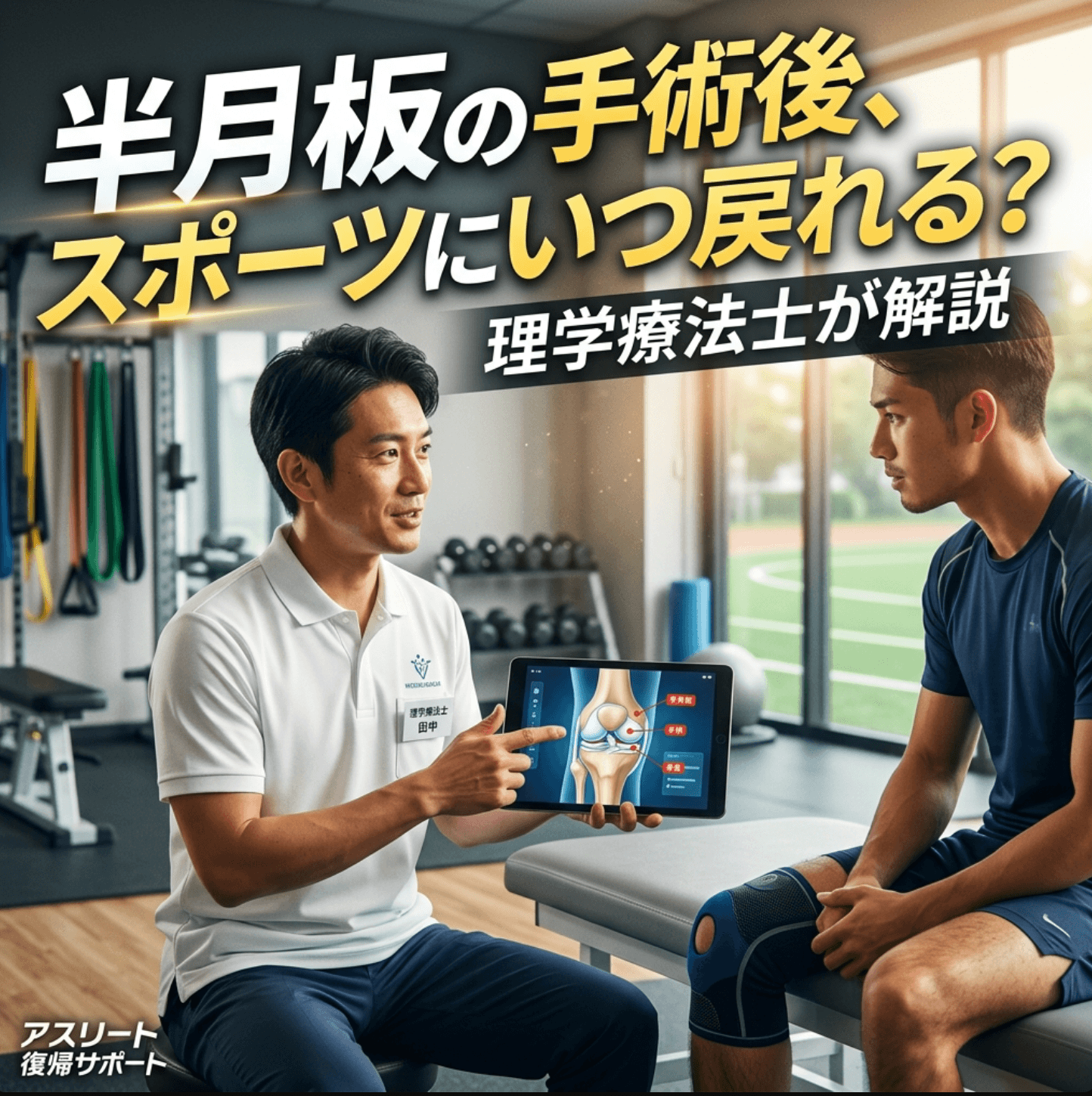半月板の手術後、スポーツにいつ戻れる？理学療法士が解説