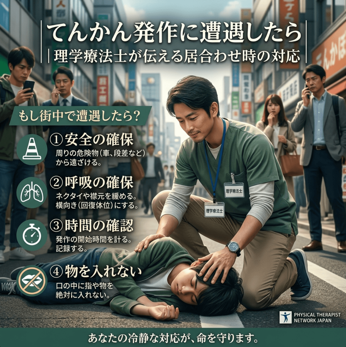 てんかん発作に遭遇したら｜理学療法士が伝える居合わせ時の対応