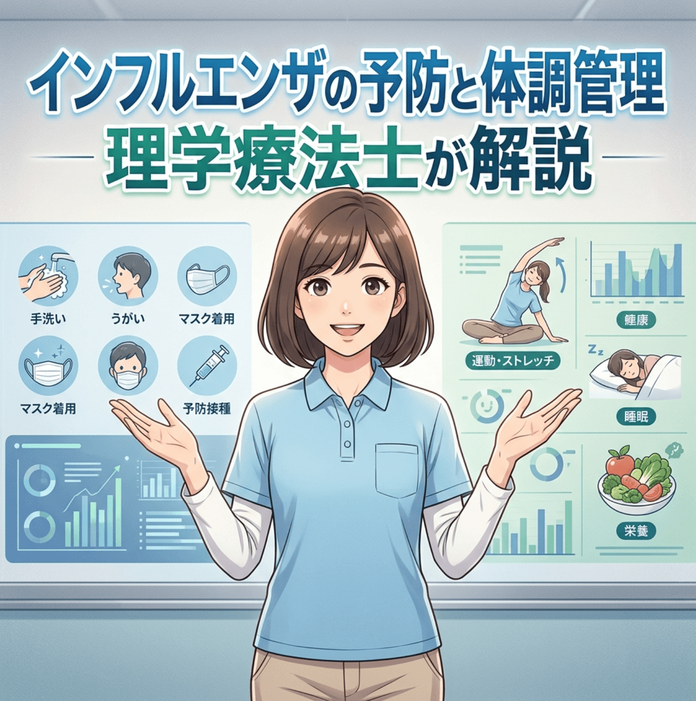 インフルエンザの予防と体調管理｜理学療法士が解説