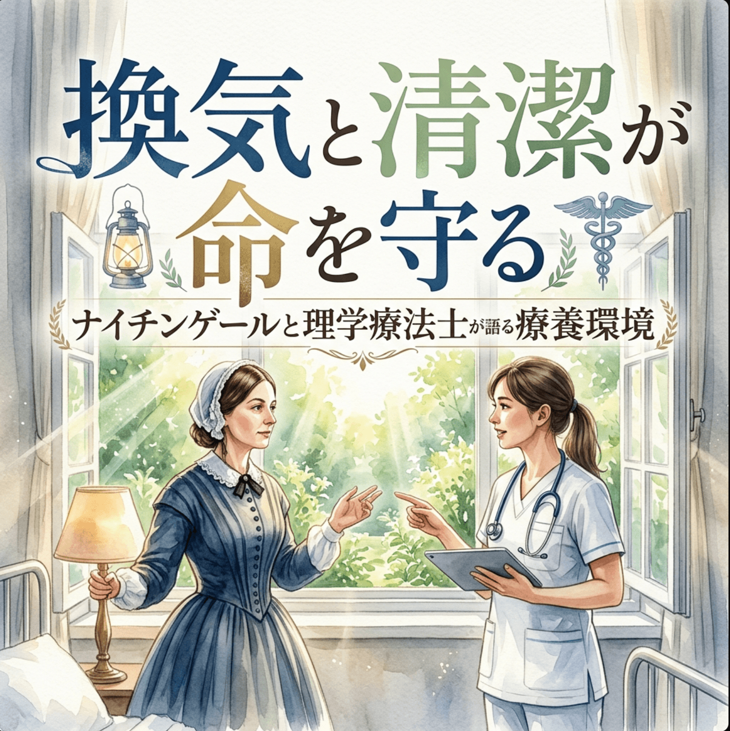 換気と清潔が命を守る｜ナイチンゲールと理学療法士が語る療養環境
