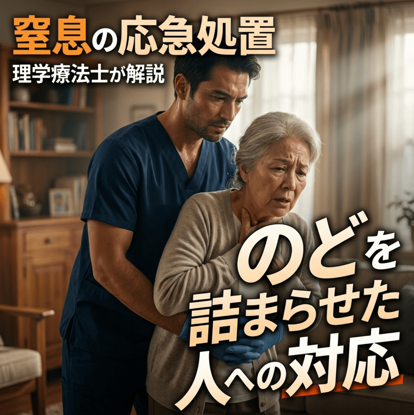 窒息の応急処置｜のどを詰まらせた人への対応を理学療法士が解説