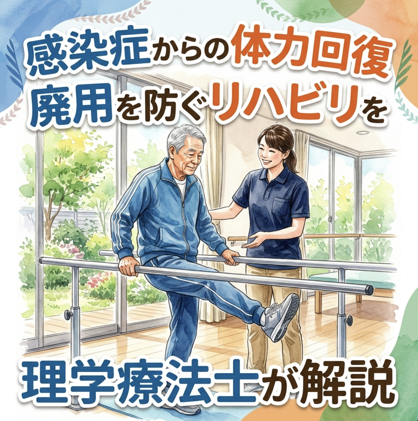 感染症からの体力回復｜廃用を防ぐリハビリを理学療法士が解説